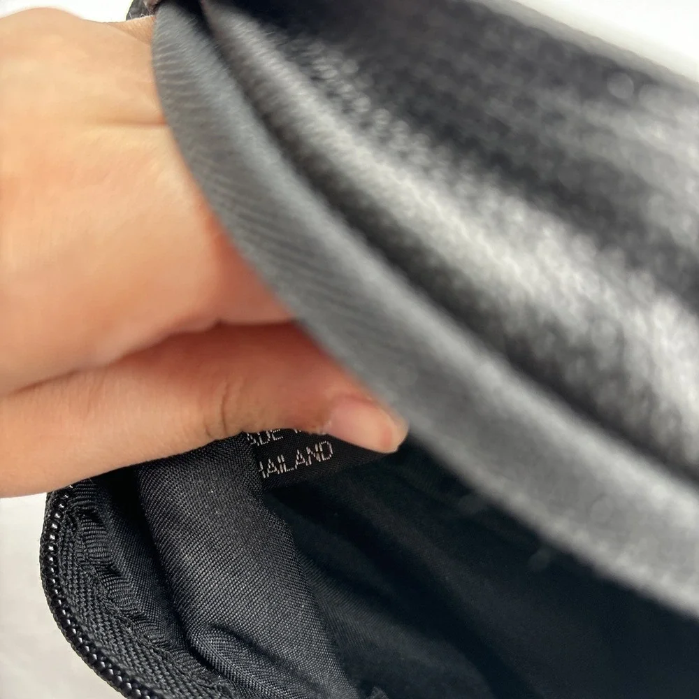 Tumi T2 Pewter Ballistic Nylon Fanny Pack Unisex Adults Black Belt Bag Pouch